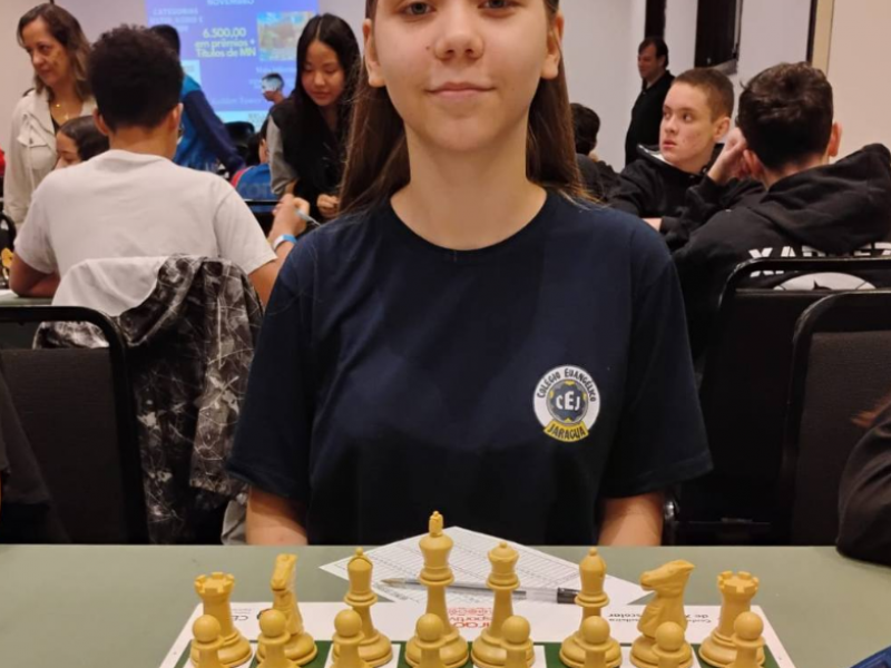 Mais uma conquista no Xadrez!